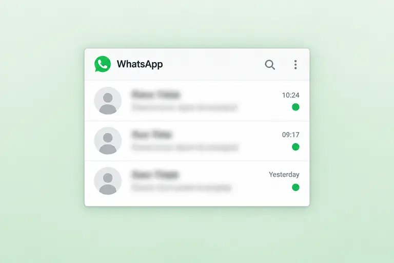 Private WhatsApp conversations hidden from the team